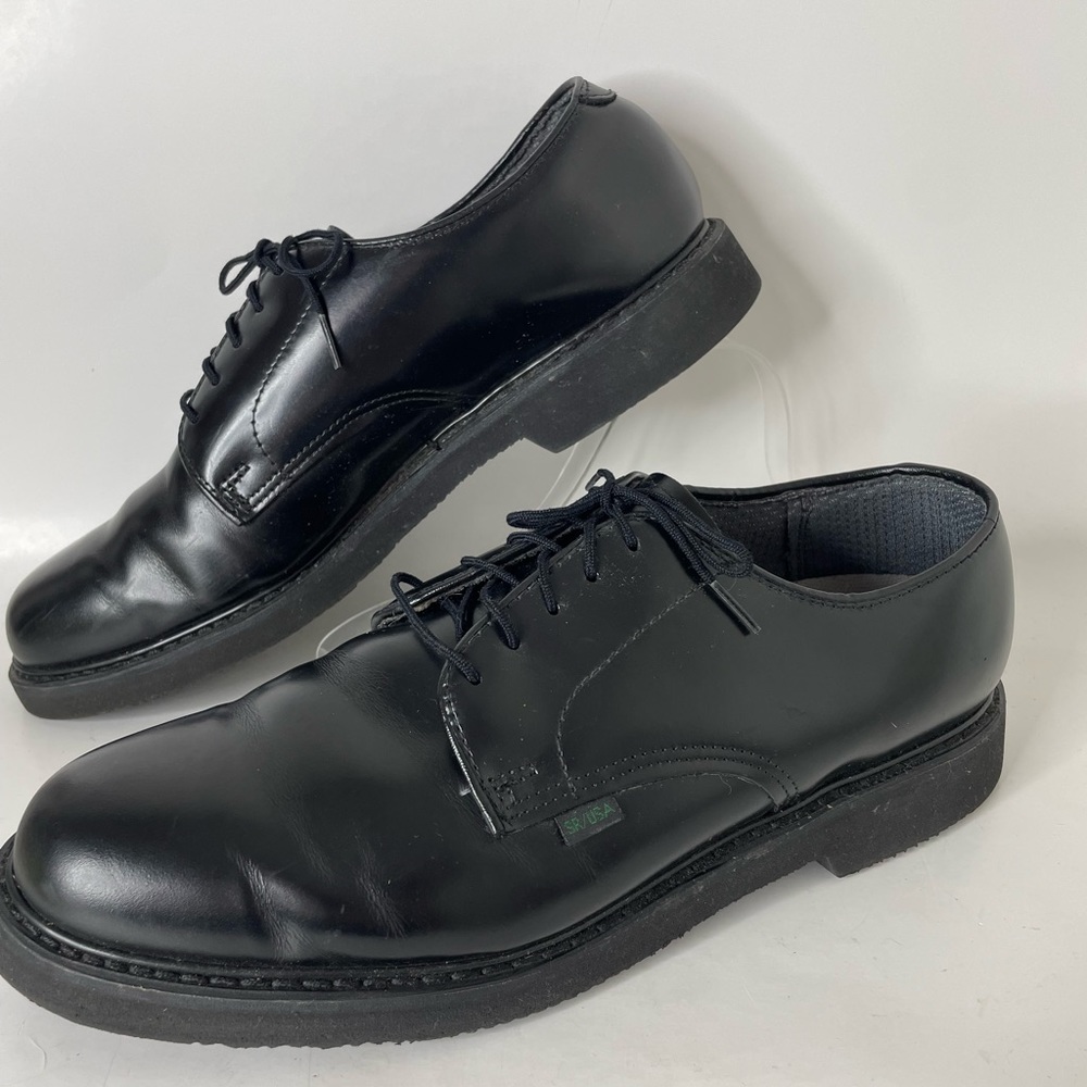 Bates Lites Black Uniform Oxford Work Shoes SR56 Men’s 11 D - Picture 4 of 12